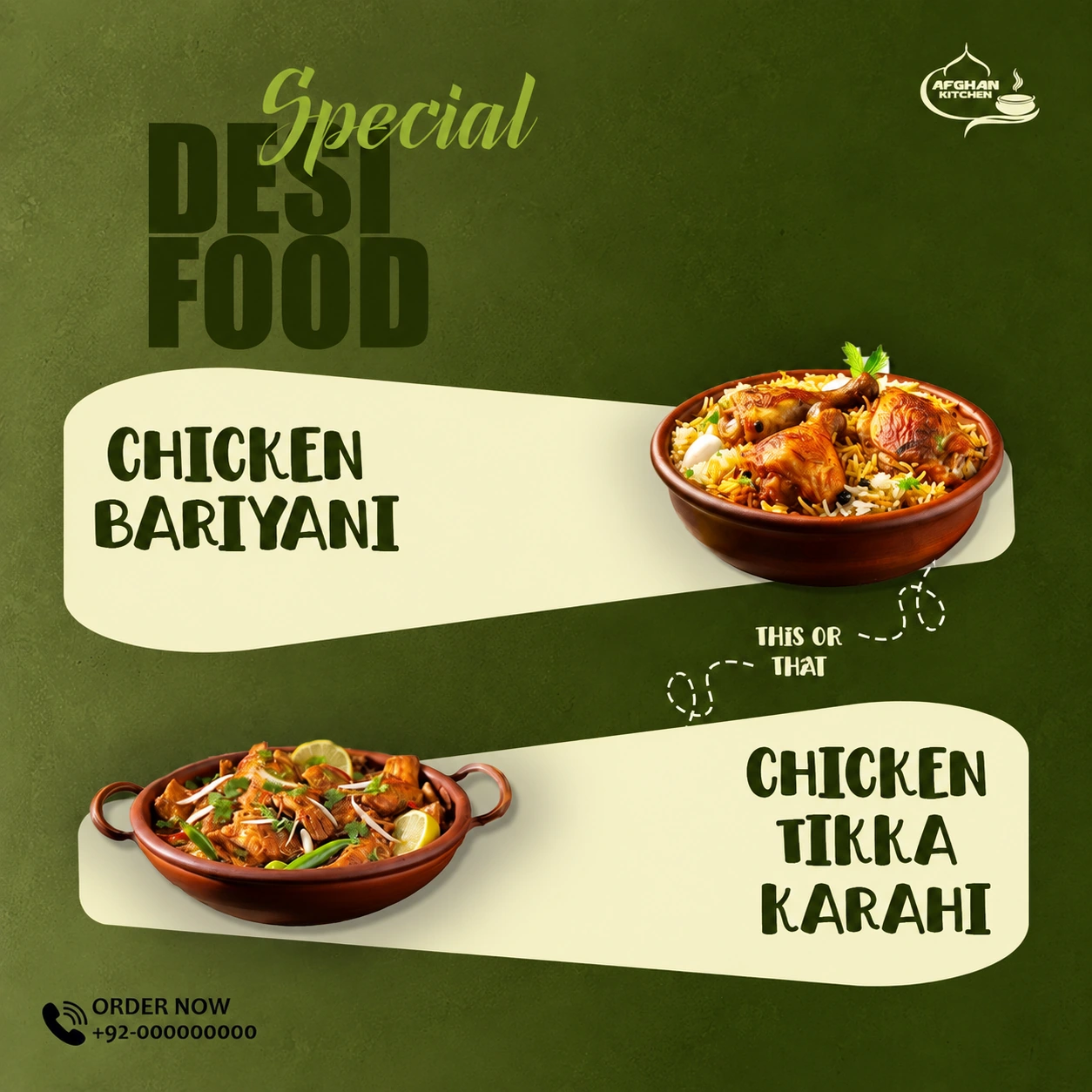 Biryani and Karahi