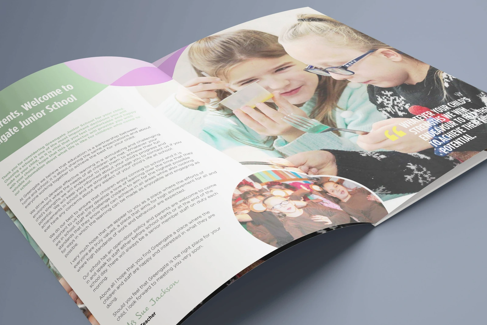 School Prospectus Spread