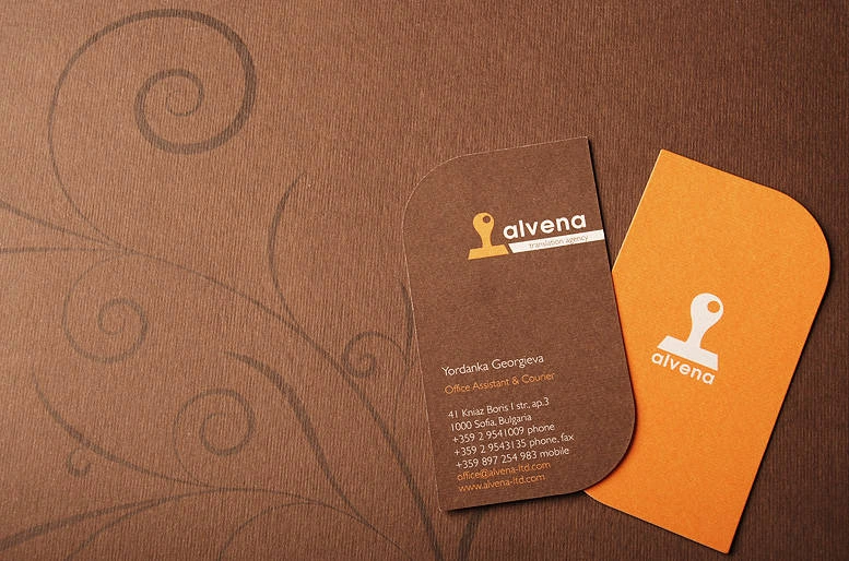 Orange Embossed Identity
