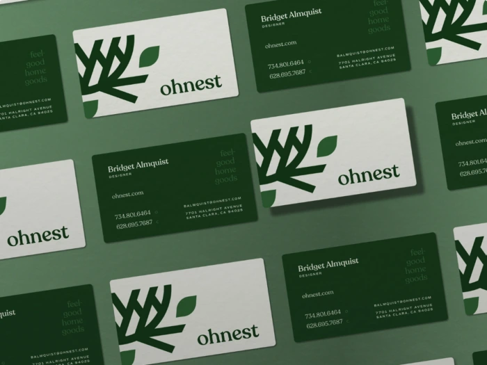 Ohnest Green Cards