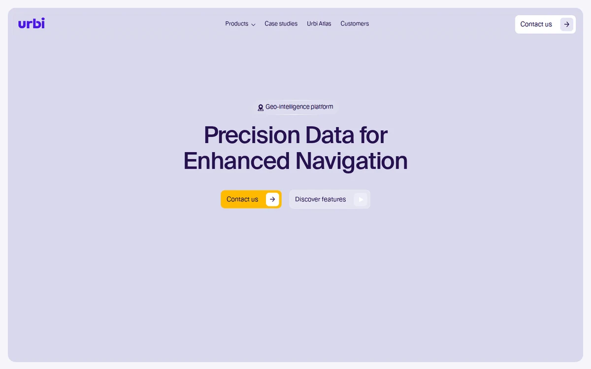 Urbi homepage preview